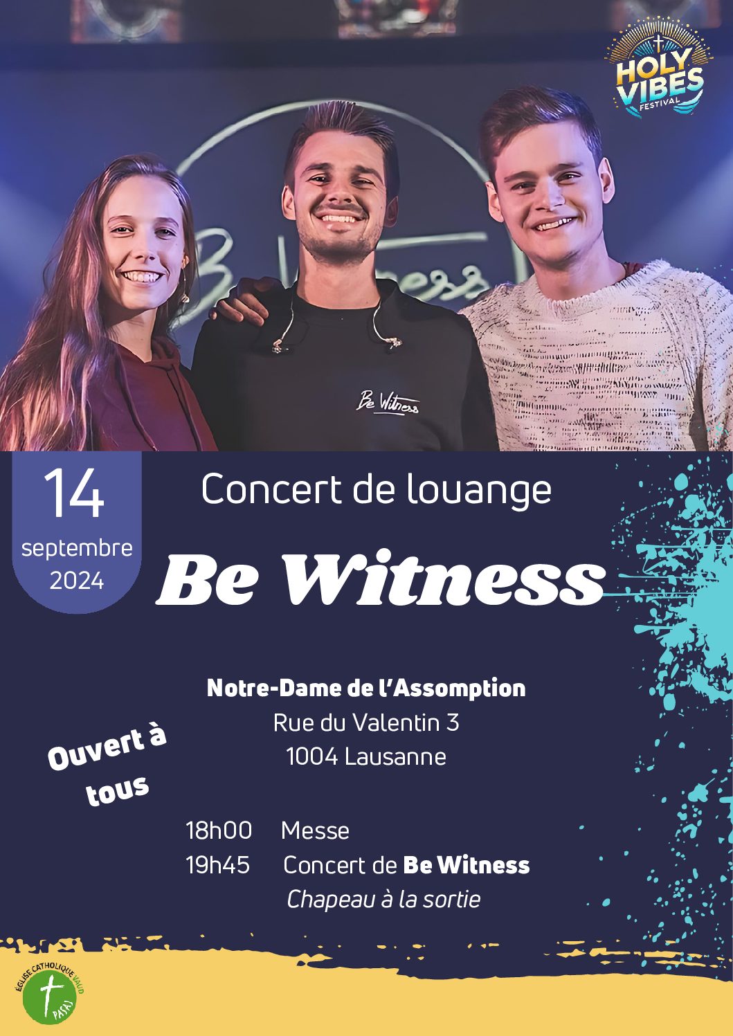 Concert groupe Be Witness