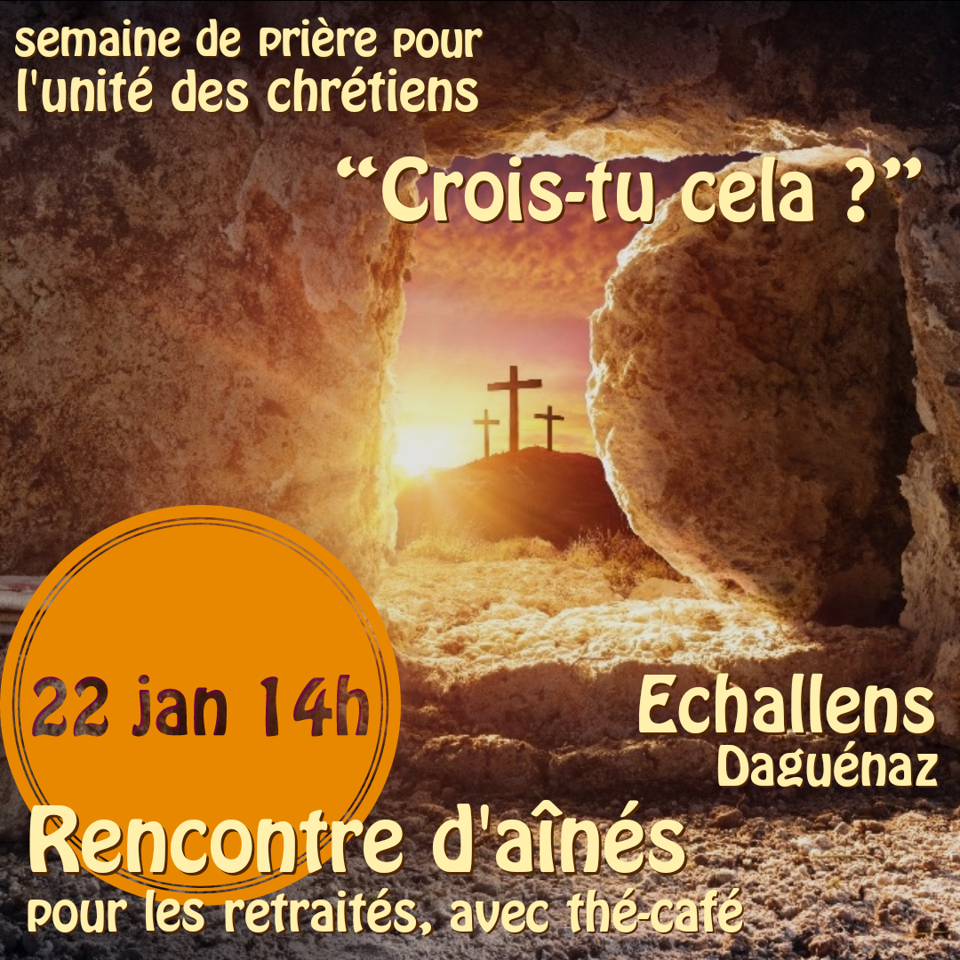 Rencontre d'aînés 22 jan 14h - Echallens