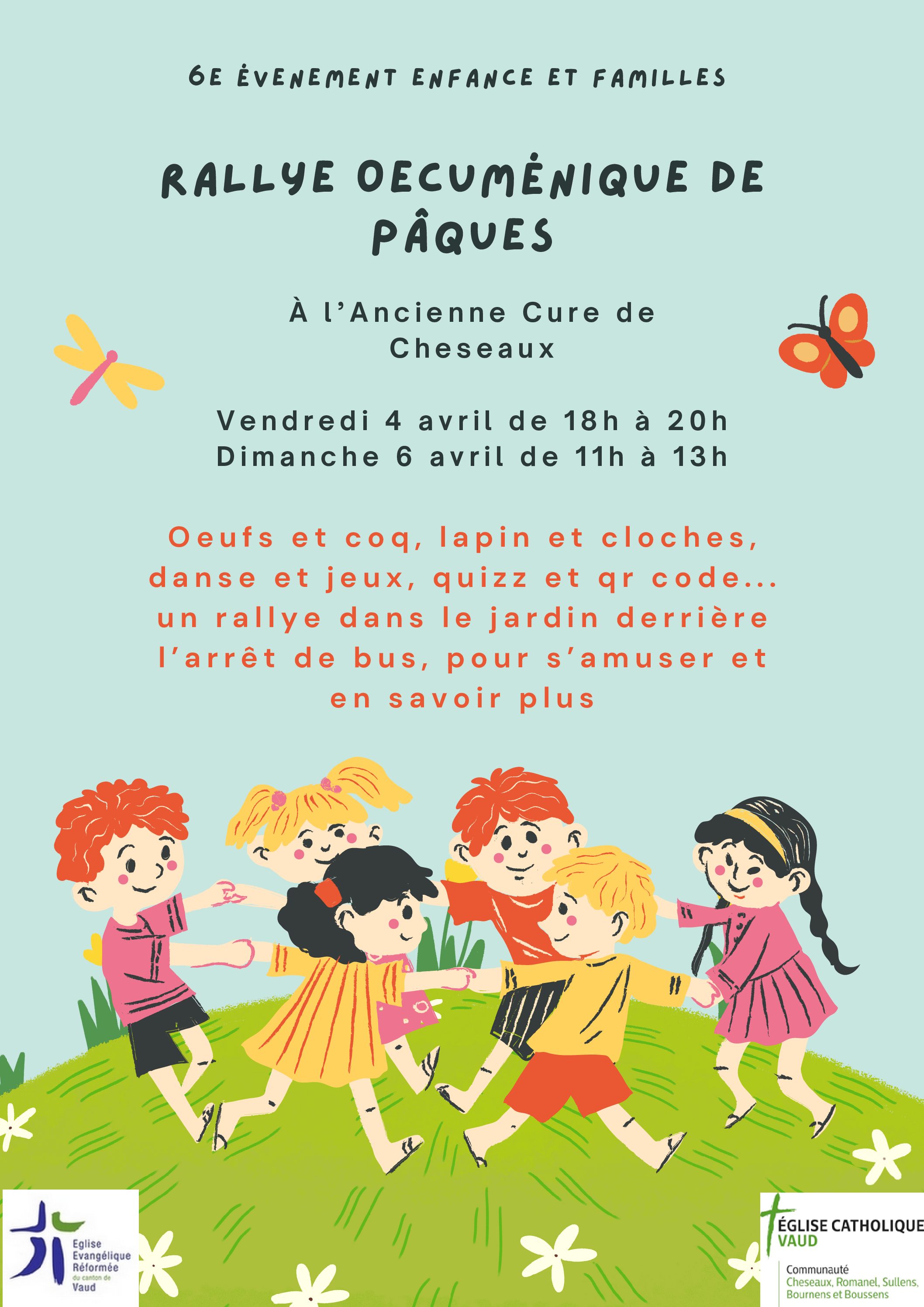 Flyer Rallye oecuménique de Pâques 4.4 et 6.4.2025